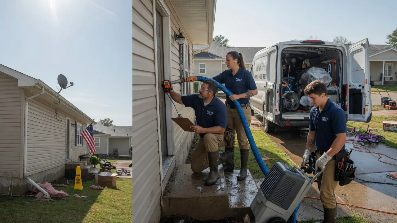 Ceiling Water Damage Restoration in Waverly, KY near me